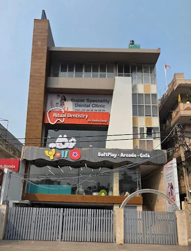 Ritual Dentistry clinic exterior in Pitampura, Delhi