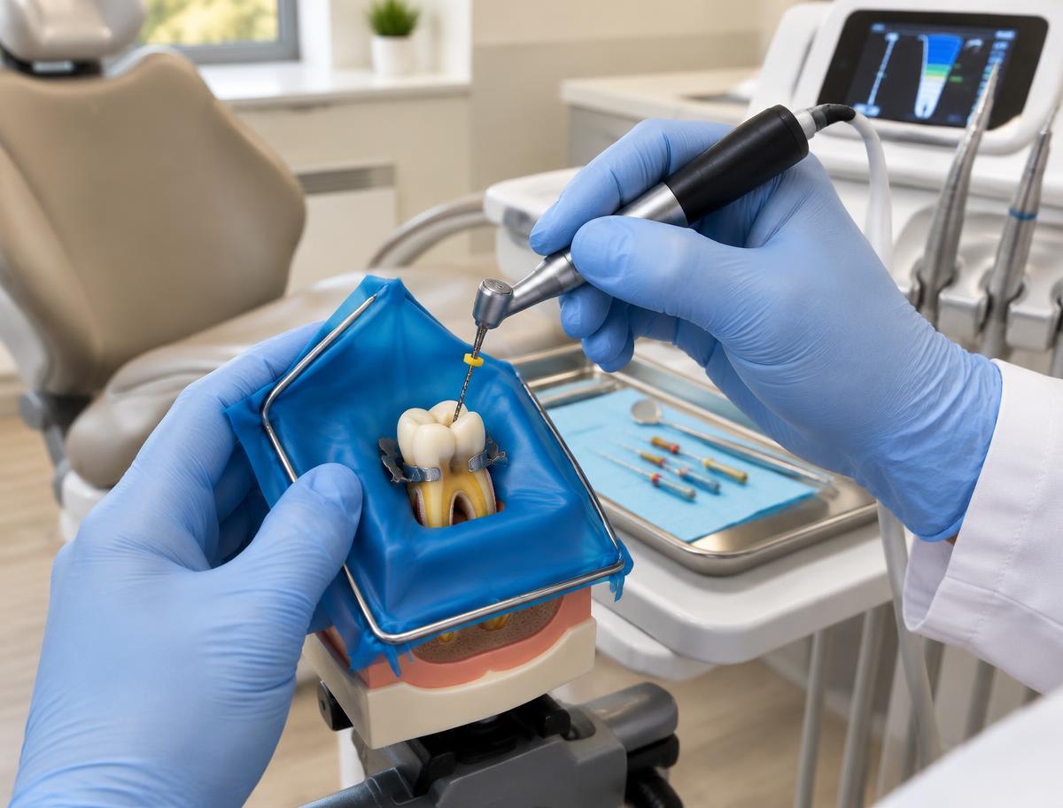 Root canal treatment · AI illustration